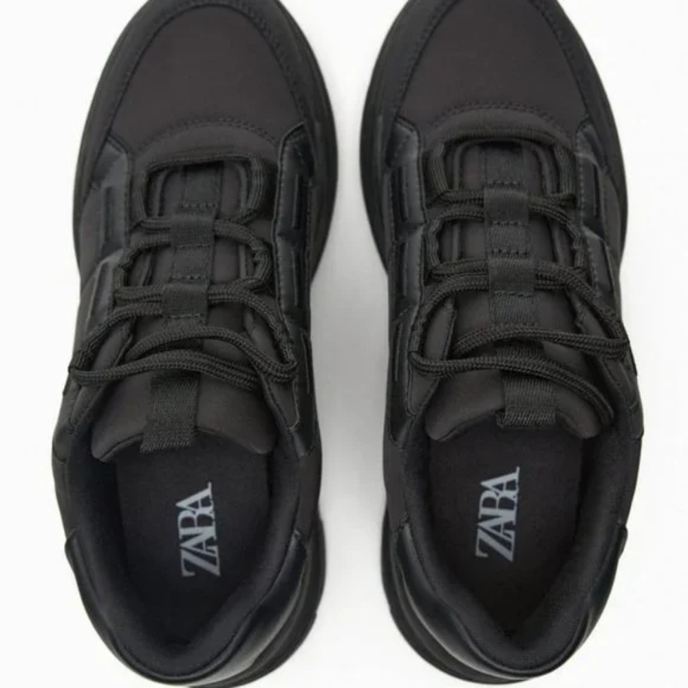 ZARA LIMITED EDITION QUILTED RUNNING SHOES - Picture 4 of 5